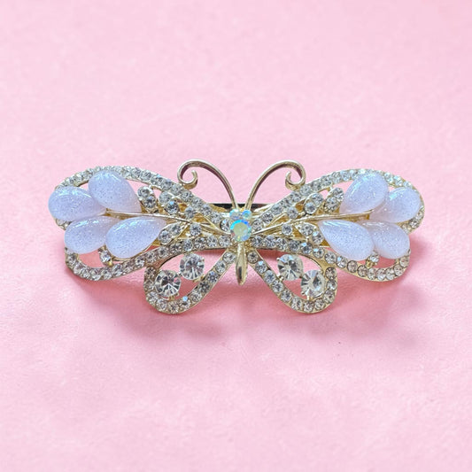 Pearl Butterfly Hair Clip